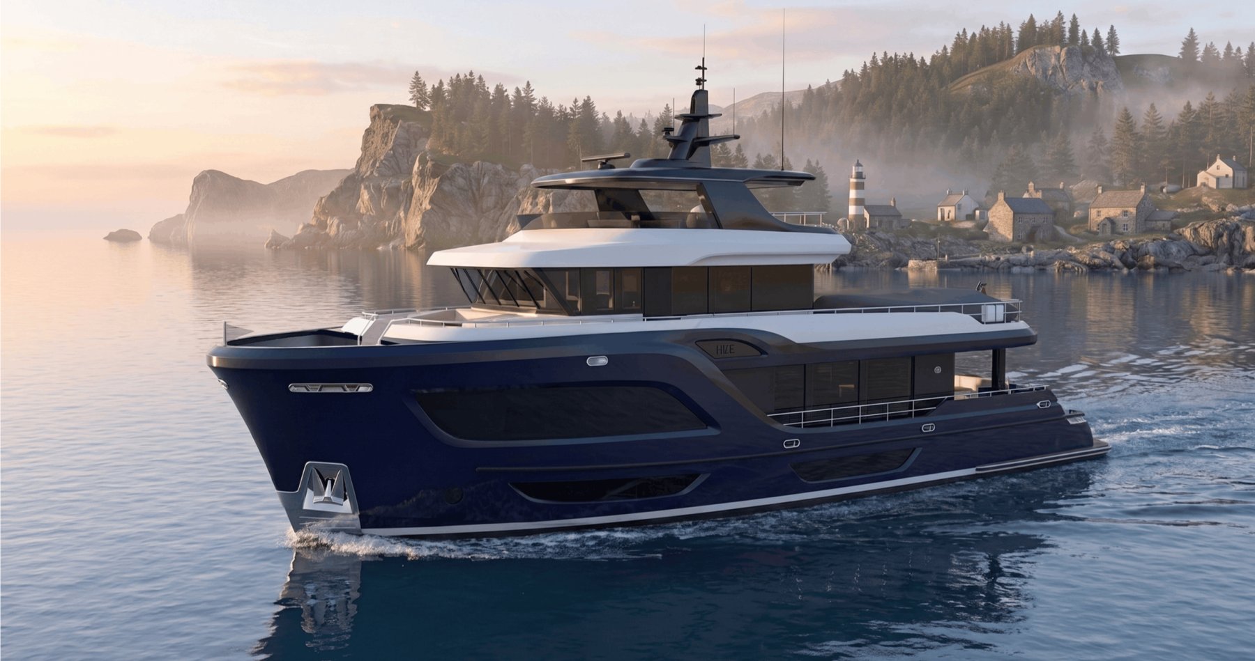Steeler onthult de Ocean Explorer 88: eerste tri-deck expeditiejacht van de werf